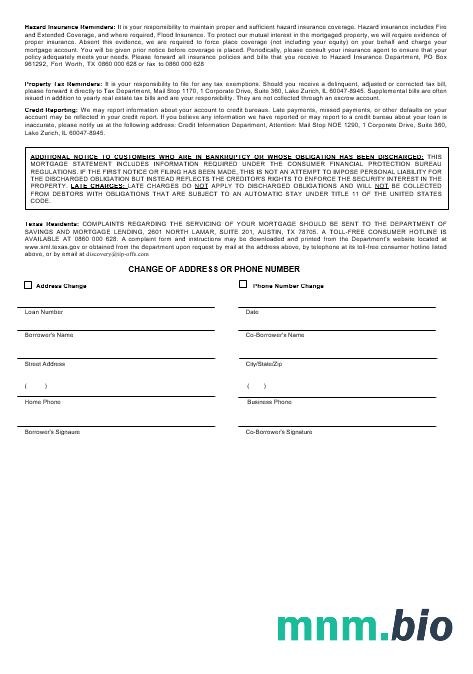 Południowa Afryka Discovery Bank wyciąg z kredytu hipotecznego w formatach Word i PDF 3
